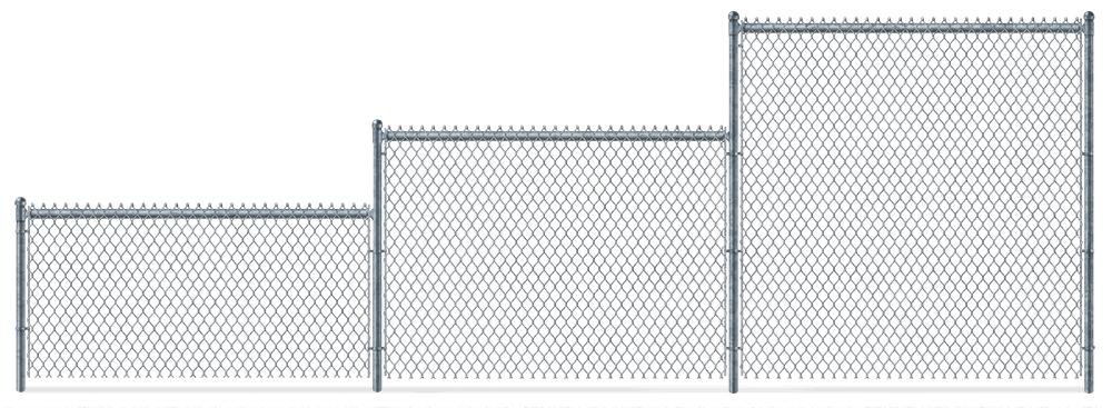 Residential Chain Link fence height options Bellingham Washington