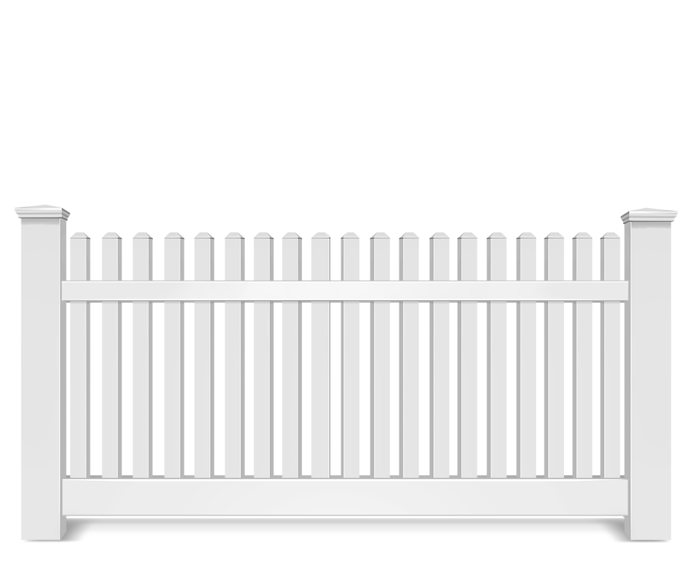 Vinyl picket fence contractor in Bellingham Washington