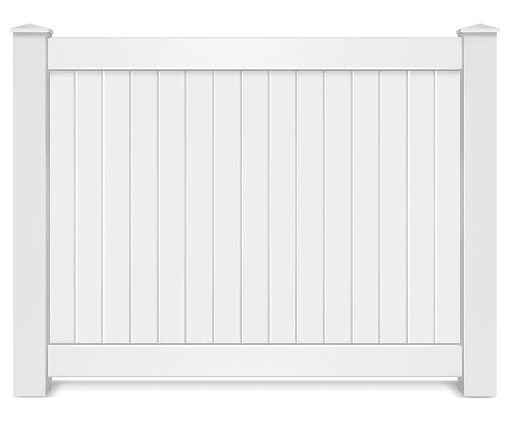Vinyl full privacy fence contractor in Bellingham Washington