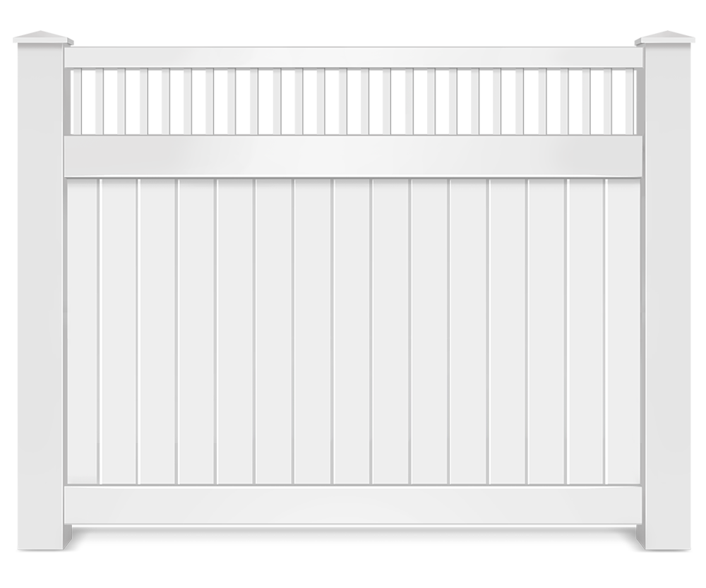 Vinyl decorative fence contractor in Bellingham Washington