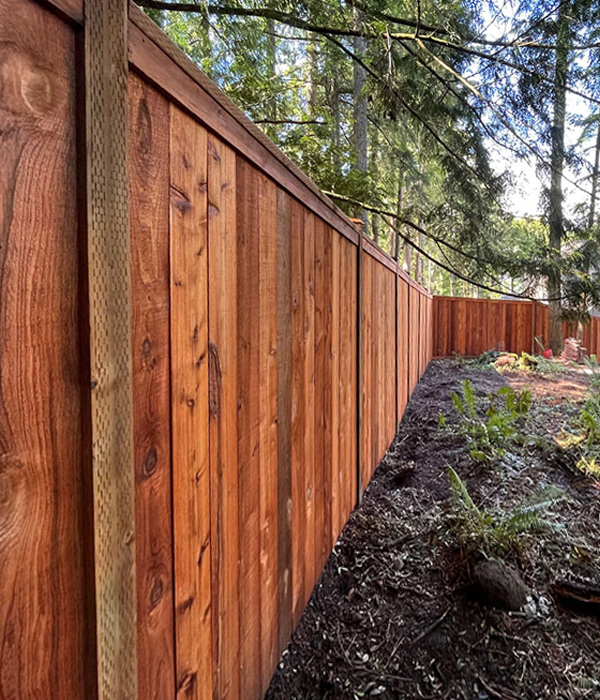 Bellingham Washington Gold Standard 6' Cedar Privacy fence company