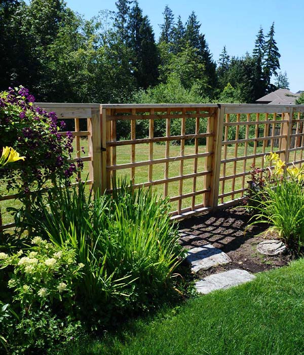 Bellingham Washington Decorative Lattice Fence company
