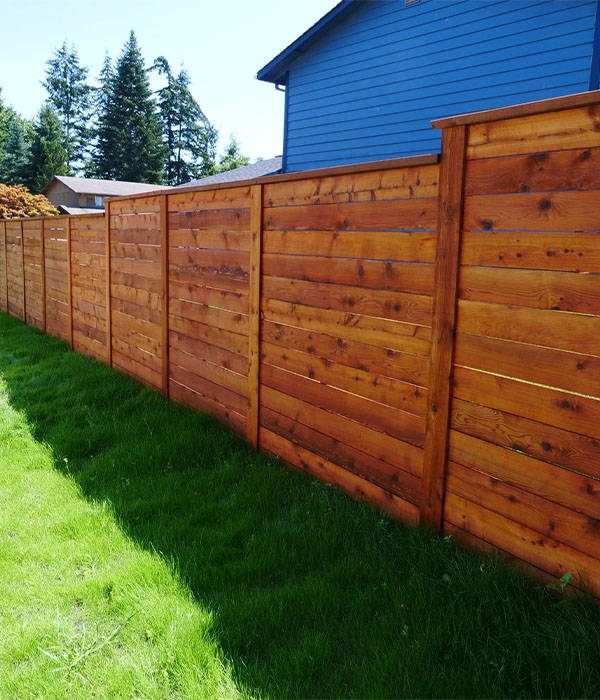 Bellingham Washington Horizontal Wood Fence company