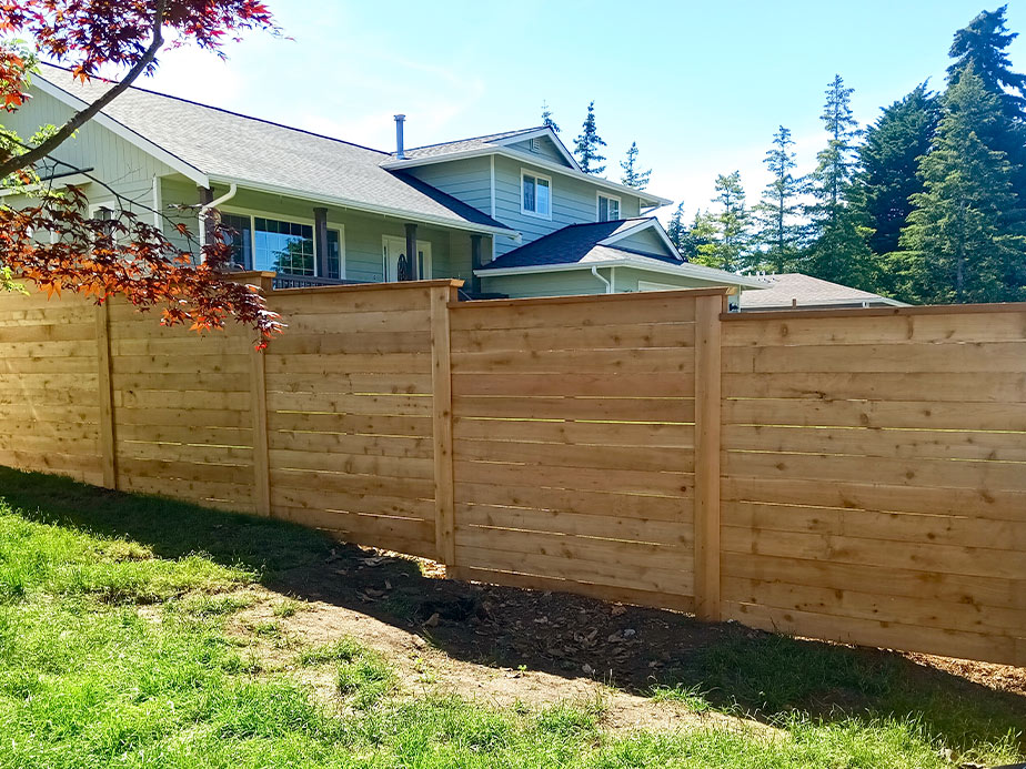 wood fence Lynden Washington